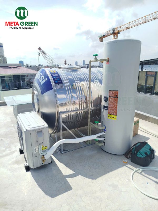 Lắp đặt máy bơm nhiệt Midea 200L cho hộ gia đình tại Phố Hồ Sen, Quận Lê Chân, Hải Phòng