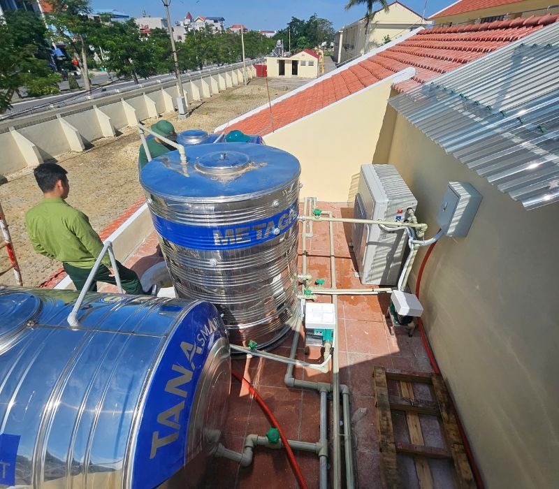 Hệ thống heat pump công nghiệp tại hải phòng