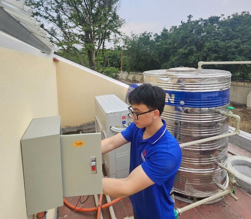 Hệ thống heat pump công nghiệp tại hải phòng