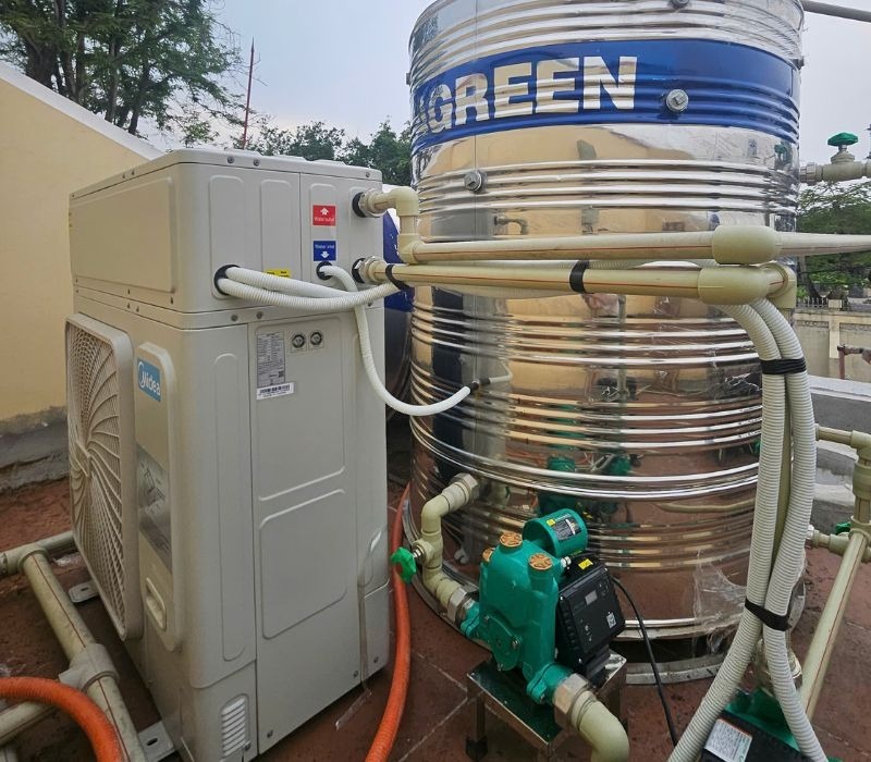 Hệ thống heat pump công nghiệp tại hải phòng