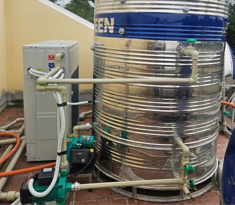 Hệ thống heat pump công nghiệp tại hải phòng