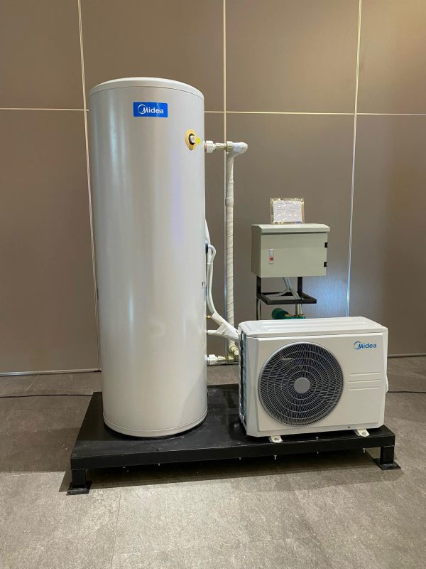 máy bơm nhiệt heat pump Midea 300L